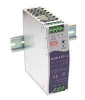 MEAN WELL WDR-120-12 Power Supply Switching Din Rail 120W 12 VDC, 10 Amp