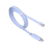 HDE USB to RJ45 Cisco Console Cable FTDI Chip Serial Rollover Cable USB Type-A to RJ45 Male to Male for Netgear Ubiquity Linksys TP-Link Routers Switches to Laptop PC Windows Mac Linux