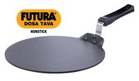Hawkins/Futura Q41 Nonstick Tava/Griddle, 13-inch, Gray