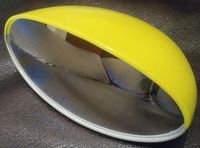 Rear View Computer Monitor Mirror, Fits Regular Flat Screen LCD Monitors with Magnifier - No Adhesive or Hard Clip - for Cubicle & Home - with Wide-Angle Convex Viewing Area so You Never Miss a Thing