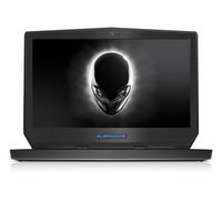Black Brushed Aluminum skin decal wrap skin case for Dell Alienware 13 13.3" laptop