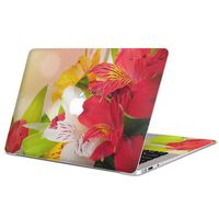 igsticker Ultra Thin Premium Protective Body Stickers Skins Universal Decal Cover for MacBook air 2018 Release Model A1932 000970 Flower　Azalea