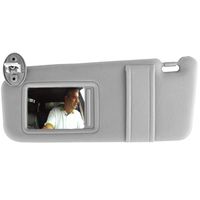 SAILEAD Left Driver Side Sun Visor for Toyota Venza with Sunroof and Light, for Venza 2009 2010 2011 2012 2013 2014 2015 2016, Gray, LH