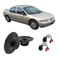 Compatible with Dodge Stratus 1995-2000 Front Door Factory Replacement Harmony HA-R65 Speakers New