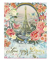 Punch Studio Stationery Words of Wisdom Pocket Note Pad, Paris Dream