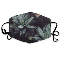 Succulents Potted Dust Mask,Washable and Reusable Cleaning Gardening Outdoor Activities Warm Windproof Mask