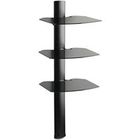 OmniMount Tria 3 Shelf Wall System, Black