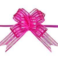 10 Pcs 50mm Organza Ribbon Pull Bows Wedding Party Car Decoration DIY Gift Wrap - Rose Ameesi