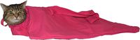 Cat-in-The-Bag Large Pink Cozy Comfort Carrier - Cat Carrier and Grooming Bag for Vet Visits, Medication Administration, Dental Care, Bathing, Nail Trimming and Car Travel