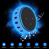 Case/Cover/Sleeve for Amazon Eco Dot 3rd Generation,Latest Silicone Protective Case Shock Proof [Anti-Lost][Ultra Light] Flexible Skin Holder for All-New Echo Dot (Glowblue)
