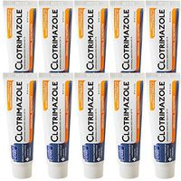 Family Care Clotrimazole Anti Fungal Cream, 1% USP Compare to Lotrimin 1oz. (10 Pack)