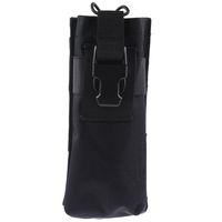 KENMAX Waterproof Tactical Military Police Hunting Walkie Talkie Radio Kettle Pouch Bag(Black)