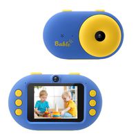 Bable Kids Digital Camera Gifts Shockproof 1080P Video/Selfie Kids Camera Waterproof, 2.4'' Kids Toy Camera Video with 16GB SD Card, Underwater Photography Camera for 3-12Year Kids Birthday Gifts,Blue