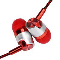 YJYdada Earphone Universal 3.5mm in-Ear Stereo Earbuds Earphone with Mic for Cell Phone (Orange)