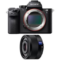 Sony a7S II Full-frame Mirrorless Interchangeable Lens Camera Body 35mm Lens Bundle includes a7S II Body and Sonnar T FE 35mm F2.8 ZA Full Frame Lens
