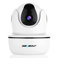 1080P Wireless IP Security Camera - GENBOLT WiFi HD CCTV Pan Tilt Spy Camera Indoor for Home Surveillance, Two Way Audio Motion Detection Remote Webcam, Dog Cam, Baby Monitor