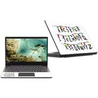 MightySkins Skin Compatible With Lenovo Chromebook S330 (2018) - Stranger Alphabet | Protective, Durable, and Unique Vinyl Decal wrap cover | Easy To Apply, Remove, and Change Styles | Made in the USA
