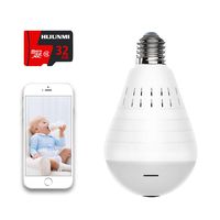 Light Bulb Camera, Include 32GB Card 960P WiFi Security Camera, HD Wireles IP LED Cam,Indoor/Outdoor Home Surveillance Cameras, Motion Detection, Night Vision (Light Bulb Camera Include 32GB Card)