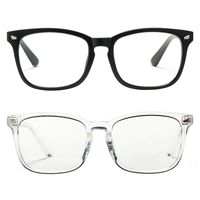 Pro Acme Blue Light Blocking Glasses for Women Men Fashion Clear Computer Glasses Anti Digital Eyestrain Tint UV Protection (Matte Black + Crystal)