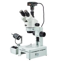 AmScope 7X-45X Trinocular Stereo Zoom Embryonic Microscope with a 16MP USB3.0 Camera