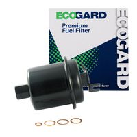 ECOGARD XF44870 Engine Fuel Filter - Premium Replacement Fits Honda Civic, Accord, CR-V, Odyssey, Prelude, Civic del Sol/Acura Integra, CL, RL, TL, EL/Isuzu Oasis
