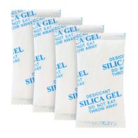 10 Gram(100Packs) Silica Gel Desiccant Moisture Absorber,Conforms to FDA,MIL-D-3463E I & II and DIN 55473,Perfect for Electronics,Gun,Tools, Food, Parmarceutical Product Storage and More