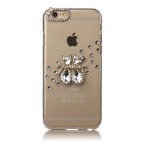 STENES ASUS ZenFone 4 Max Case - Stylish - 100+ Bling Crystal - 3D Handmade Cats Design Protective Case for ASUS ZenFone 4 Max - Clear