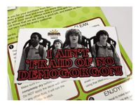 Sunbeam Decals Stranger Things - I Ain't 'Fraid of no Demogorgon! Sticker. Peel and Stick Vinyl Decal for car Window, Laptop. Ghostbusters Costumes SD0019