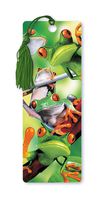 Dimension 9 3D Lenticular Bookmark with Tassel, Red-Eyed Tree Frogs (LBM017)