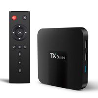 Mega1Comp - TX3 Mini Android 7.1 Smart TV Box Amlogic S905W Quad Core 2G/16G Support 2.4GHz 64bits WiFi 4K HD Set Top Box with Remote Control