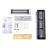 PEACE BIRD Electric Aluminum Alloy Door Lock Magnetic Access Control 180KG 350lbs Entry NC System Deadbolt DC12V