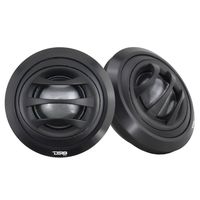 DS18 EXL-TW2.5 Tweeter 1-inch Extremely Loud Series 100 Watts Max Silk Dome Ferrite Tweeter Ferro Fluid Sound Quality - Set of 2 (Black)