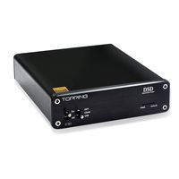 Topping DSD Audio Decoder, D30 USB Coaxial Optical Fiber Input, Xmos CS4398 Chip, Upto 24Bit 192Khz Decoder Black
