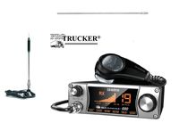 Pro Trucker CB Radio Kit Includes Bearcat 680, 24" Center Loaded Copper Coil Stainless Steel CB Antenna & Pre-Wired Super-Strong Magnetic Base