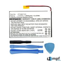 MPF Products 3650mAh PT3867103 Battery Replacement Compatible with RCA 7-inch RCT6272W23 Tablet