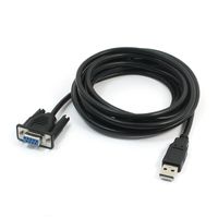 URBEST Vigor VH VB Series PLC Programming Cable 16.5Ft USB 2.0 to RS232 DB9, 5 Meters