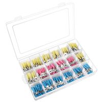 360PCS Heat Shrink Ring Connectors - Sibaok Electrical Insulated Wire Terminals kit - Waterproof Marine Automotive Crimp Connector Kit