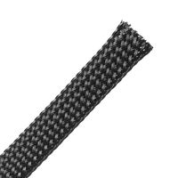 uxcell PET Expandable Cord Protector, 6.5Ft-10mm Wire Loom Cable Sleeve Black