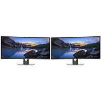 Dell U3818DW UltraSharp 38-Inch Curved UltraWide Dual Monitor Bundle (2017 Model)