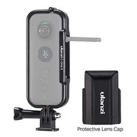 ULANZI Insta360 ONE X ABS Protective Frame, Scratchproof Protector Cover with Lens Cap for Insta360 One X with Adapter Mount & Screw