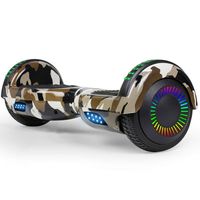 N/B TST 6.5" Self-Balancing Electric Scooters, 2 Wheels Self Balancing Hoverboard, with Bluetooth, LED Light Hoverboard for Kids and Adults (with UK Plug and Carry Bag)
