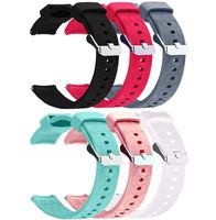 Bands Compatible with Amazfit Bip & Amazfit Bip Lite Band 20mm Quick Release Soft Silicone Replacement Straps for Amazfit Bip Watch Band (Black&Red&Pink&Gray&Teal&White)