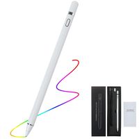 Active Stylus Digital Pen for Touch Screens,Compatible for iPad iPhone Samsung Phone &Tablets, for Drawing and Handwriting on Touch Screen Smartphones & Tablets (iOS/Android), 2 in 1 Tips