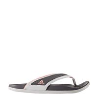 adidas Adilette Comfort Slides Women's, White, Size 11