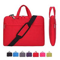 11-11.6 Inch Laptop Sleeve Protective Case Soft Carrying Computer Shoulder Bag Cover Compatible with 11.6" MacBook Air for 11" Notebook Tablet Ultrabook Chromebook etc (11.6 inch, Red)