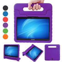 Kids Case for Samsung Galaxy Tab S 10.5-inch Shockproof Lightweight Adjustable Portable Drop Protection EVA Tablet Shell Cover, Case for Samsung Galaxy Tab S 10.5"(SM-T800/SM-T805)-Purple (Purple)