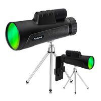 Monocular Telescope, 12X50 High Power & HD Compact Waterproof Monocular with Universal Smartphone Holder - [Upgrade] Dual Focus Optics Scope, BAK4 Prism FMC for Bird Watching, Hunting, Camping, Hiking