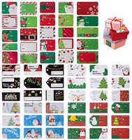 466 PCS Christmas Gift Tags Self-Adhesive Stickers - Write on Name Labels Decals, Great for Holiday and Decorative Festival Presents for Friends