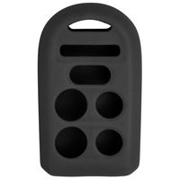 Keyless2Go New Silicone Cover Protective Case for Honda 6 Button Remote Key Fob FCC OUCG8D-399-HA - Black
