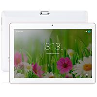 GIMTVTION PT107P432N 10.7" Tablet Google Android 7.0,Quad Core 1.3Ghz,2.0MP+5.0MP Dual Camera, Bluetooth 4.0, 4GB+32GB, WiFi,GMS, Dual SIM Unlocked GSM/WCDMA,2G/3G Phablet (White)